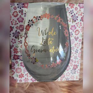 NWB "WHOLE LOTTA GRAMMATUDE" GLASSWARE
